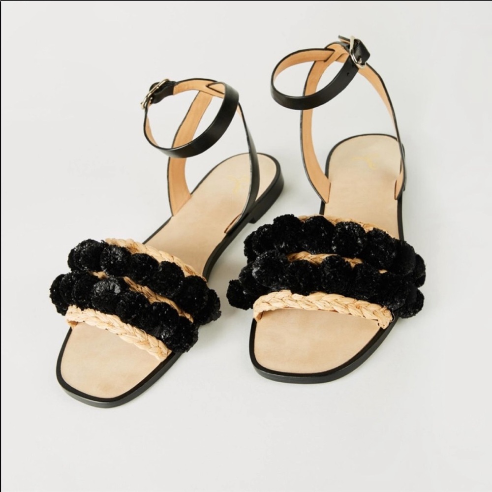 NEW Joie Paciencia Slingback Leather Sandals Bohemian Style